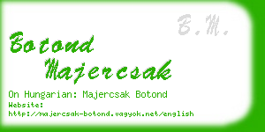 botond majercsak business card